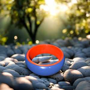 Brazaletes coloridos de resina hechos a mano, elegantes y ligeros para uso diario - Product Image 4