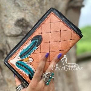 กระเป๋าคลัทช์สำหรับผู้หญิงกระเป๋าใส่โทรศัพท์แบบถือมีสไตล์หลายใบ - Product Image 1