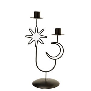 Soporte de candelabros de alambre, decoración de hogar y Hotel de Color negro para fiesta en casa y decoración de boda, proveedor indio - Product Image 4