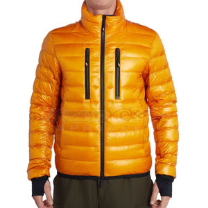 Parka d'été personnalisée pour hommes et femmes vêtements en gros veste bouffante coupe-vent décontractée tissu de toile style de rue pour l'hiver - Product Image 5