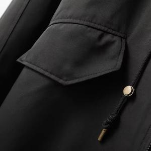 2025 recién llegado chal de piel de zorro abrigos con cuello sólido Gary Color durabilidad y cómodo abrigo largo de piel para hombres - Product Image 5