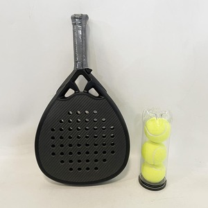 Raqueta de Pádel Profesional Personalizada OEM, Nuevo Diseño de Fibra de Carbono 3K 12K 18K, Raqueta de Tenis de Playa para Deportes al Aire Libre - Product Image 1