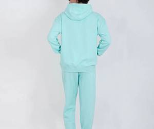 Conjunto Deportivo de Invierno para Hombre, de Alta Calidad, Grueso, Multicolor, con Capucha, Pantalones Deportivos, 100% Algodón, Transpirable, Informal, para Entrenamiento - Product Image 4