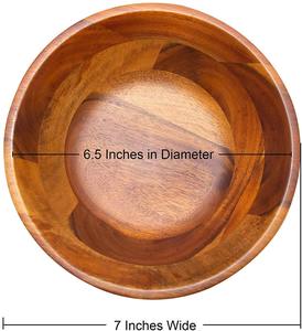 Handcrafted Elegance The Art of the Wooden Bowl Minimalist From <b>Kitchen</b> to <b>Table</b> - Product Image 2