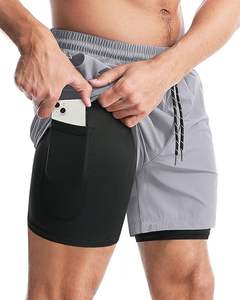 Pantalones cortos deportivos para hombre, cintura elástica, secado rápido, correr, entrenamiento, pantalones cortos atléticos con bolsillos, pantalones cortos transpirables - Product Image 6