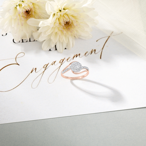 แหวนหมั้นเพชร Forever Embrace สำหรับผู้หญิง - Product Image 1