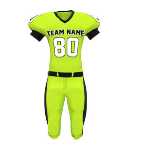 Nouveau design personnalisé tissu respirant uniforme 100% polyester football américain hauts maillot de football américain pour hommes - Product Image 1