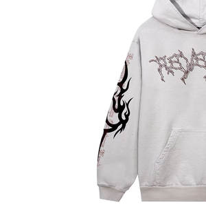 Sudadera con capucha de gran tamaño personalizada DTF DTG con estampado de diamantes de imitación para hombres, ropa de calle, Jersey, sudadera de moda - Product Image 2