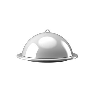 Fournisseur en gros de couverture de gâteau en acier inoxydable Cloche de restaurant servant de la nourriture pour support de couverture de gâteau à steak - Product Image 1