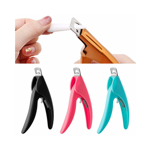 ทําเล็บมือเล็บเท้าเล็บกรรไกรตัดเล็บสแตนเลสสีที่กําหนดเองปรับแต่งกระเป๋า PVC U-Shape Tip เครื่องตัด - Product Image 6