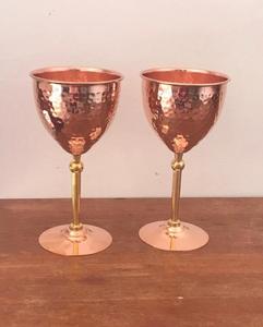 Premium Quality Luxury Metal Glass Hammered Design Custom Function Copper PC Material Serving Chilled Beer Wine Bar <b>Accessories</b> - Product Image 6