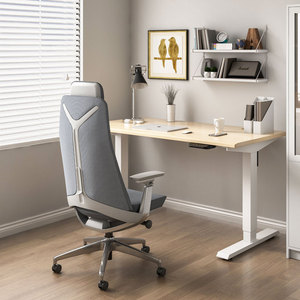 YUCAN Ergonomic Mesh Upholstered Foam Task <b>Chair</b> with 4D Armrests Adjustable Headrest Swivel Tilting for Home and Office - Product Image 6