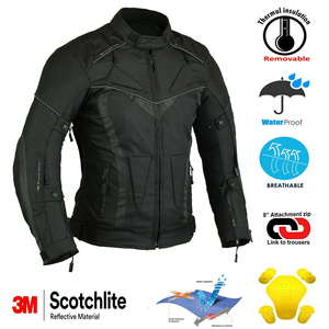 OEM Wholesale Motorbike Racing Wear Windproof <b>Plus</b> <b>Size</b> <b>Light</b> <b>Weight</b> Cordura <b>Jackets</b> Polyester Material - Product Image 2