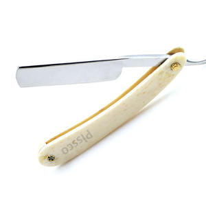 ซัพพลายเออร์ที่ดีที่สุด Pissco สำหรับมีดโกนหนวดแบบตรงพร้อมด้ามจับทำจากกระดูก มีดโกนสำหรับช่างตัดผม ทำจากสแตนเลส - Product Image 6