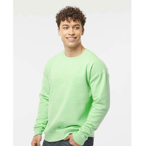 Nueva manga larga 65% poliéster 35% algodón serigrafía Terry sudadera hombres - Product Image 2