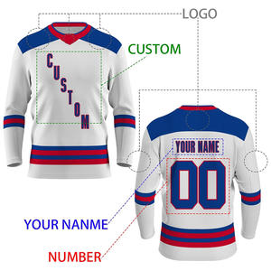 Maillot de hockey sur glace conçu sur mesure Production rapide avec impression par sublimation Service d'expédition express OEM/ODM - Product Image 4