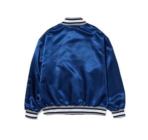 Veste de baseball en satin ajustée en gros, taille plus, veste de sport en satin personnalisée, veste de sport universitaire, veste de streetwear de créateur, logo - Product Image 2