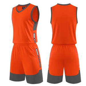 Maillot de football personnalisé basket-ball-uniformes-ensembles retour hommes collège basket-ball maillots costumes enfant garçons filles sport - Product Image 2
