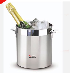 สแตนเลสสตีลโลหะสีเงินพร้อมดีไซน์สีทองสำหรับร้านอาหารและบาร์ของโรงแรมดูคลาสสิก - Product Image 4