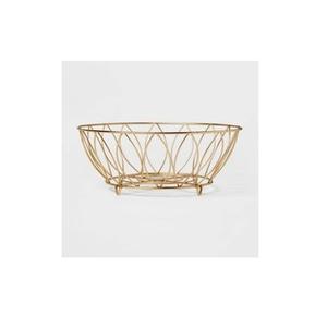 ตะกร้าเหล็กดัดสีดำที่มีเสน่ห์พร้อมรายละเอียดการตัดออกอย่างประณีตและตัวเลือกการจัดเก็บที่ใช้งานได้ - Product Image 4