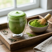 OEM al por mayor, nuevo té matcha instantáneo 100% puro y orgánico, grado S 6S, 1 kg, adelgazante, conforme a la normativa de la UE, envasado a granel en bolsa.