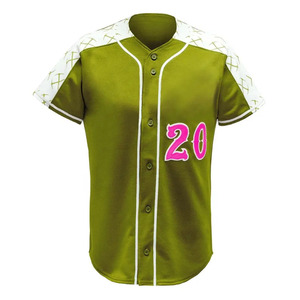 Uniforme de béisbol con estilo, conjunto de poliéster, sublimación, uniformes de béisbol baratos para mujeres y hombres, novedad - Product Image 2