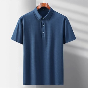 Polos de verano de alta calidad para hombre, camiseta de manga corta de secado rápido Multicolor, camiseta Polo de seda de hielo fresca transpirable - Product Image 2