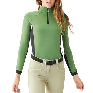 Equestrian Shirt for <b>Women</b> Long Sleeve Horseback colors Equestrian <b>Polo</b> Shirt <b>Tops</b> <b>Women</b> Shirts Jodhpur & Breeches - Product Image 1