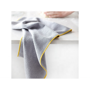 <b>Biodegradable</b> Lightweight 100% Cotton Embroidered Greyish Kitchen Towels Reusable Affordable Ideal for Professional Kitchens - Product Image 3