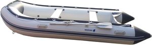 Newport 12ft 6in Catalina Inflatable Dinghy <b>Boat</b> Transom Sport <b>Tender</b> 6 Person 20 Horsepower USCG New Stock - Product Image 2