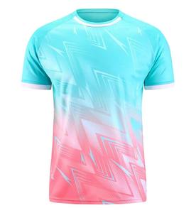 เครื่องแบบทีมฟุตบอลผ้าโพลีเอสเตอร์สำหรับผู้ชายเสื้อยืดกีฬาเสื้อฟุตบอลปรับแต่งโลโก้ได้ตามต้องการแบบ100% - Product Image 4