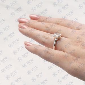 1.00 tcw สดใสตัดเพชรโมอิสสำหรับผู้หญิงแหวนหมั้นเพชร - Product Image 5