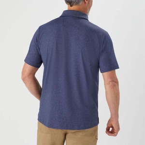 Polos à manches courtes de bonne qualité pour hommes, style décontracté, respirant, couleur unie, vêtements en coton grande taille pour hommes - Product Image 4