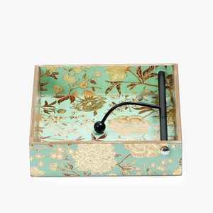 แหวนรองจานเรซิ่นสีดำ ที่วางจานหรูหราสำหรับงานแต่งงาน คริสต์มาส ของตกแต่งโต๊ะสไตล์โมเดิร์น มีตัวเลือกแบบไม้ งานฝีมือเรซิ่น - Product Image 2