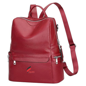 Bolsa de viaje para acampar al aire libre, bolsa de senderismo de cuero Vintage, mochila de senderismo de cuero genuino de alta calidad - Product Image 2