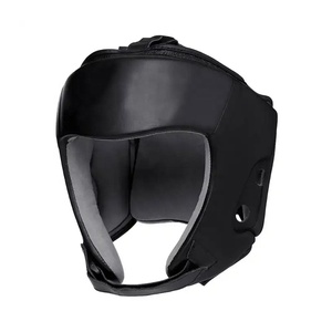 Professional Made Breathable Black-Color Custom Made Logo Design OEM-Service Low Price Boxing Protective-Gear <b>Head</b> Guards - Product Image 1