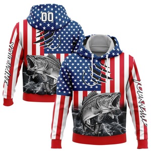 Sweat-shirts à capuche d'hiver pour hommes de haute qualité en polyester/coton, brodés, zippés, en tissu polaire crocheté, imperméables et à séchage rapide - Product Image 1