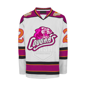 Logo personnalisé Nouveau maillot de sublimation de mode pour les sports d'équipe Vêtements de hockey sur glace à la mode - Product Image 2