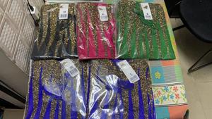 High Street Fashion femmes Cardigan Sexy longue paillettes avant ouvert maille couverture Empire strass broderie Blouse pour soirée - Product Image 6