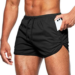 กางเกงขาสั้น2025สำหรับผู้ชายกางเกงขาสั้นผู้ชายสำหรับออกกำลังกายยิมฟิตเนสพร้อมกระเป๋า - Product Image 6