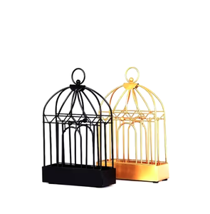 Jaula de pájaros colgante recubierta de polvo negro de alta calidad Diseño atractivo con alambre metálico de alta tendencia para mascotas - Product Image 5