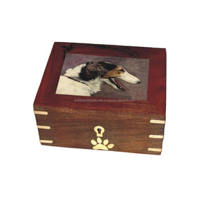 Hot Selling Modern American Style <b>Cat</b> and Dog Ashes <b>Memorial</b> Urn with Photo Frame Quality Pet Keepsake Urn Funeral Supplies - Product Image 1