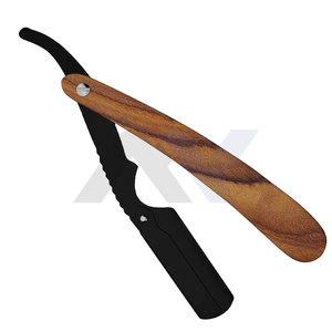 Classic Rosewood Salon Barber <b>Edge</b> <b>Razor</b> Stainless Steel Cut Throat Shaving <b>Razor</b> with Blades Professional <b>Straight</b> <b>Razor</b> - Product Image 2