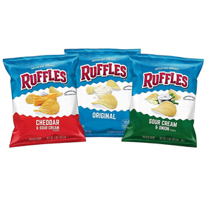 Boissons de qualité Ruffles pour des moments uniques, chips de pommes de terre Ruffles saveur crème sure et oignon 184g - Product Image 5