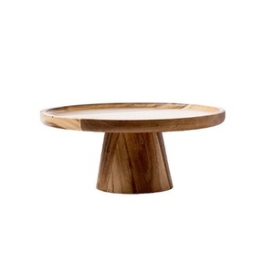 Support à gâteau en bois de conception standard, forme ronde, taille personnalisée, support à gâteau pour fête d'anniversaire au prix le plus bas - Product Image 2