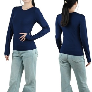 T-shirt en coton coupe ajustée de haute qualité pour femmes, haut court ample imprimé de logo personnalisé en gros pour l'été - Product Image 3