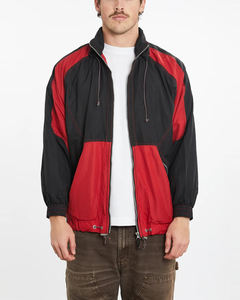 Chaqueta informal para exteriores de calidad superior, venta al por mayor, cortavientos de poliéster 100%, chaqueta transpirable de talla grande a prueba de viento - Product Image 1