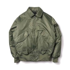 Chaqueta Bomber Táctica de Alta Calidad para Hombre, Verde y Negra, Cortavientos, Informal, Holgada, Talla Grande, con Cremallera, Bordado, Impermeable - Product Image 1