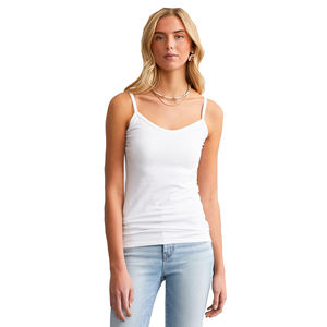 Verano al por mayor señora Tank Tops verano sin mangas un hombro Casual mujeres Tank Top Crop - Product Image 1