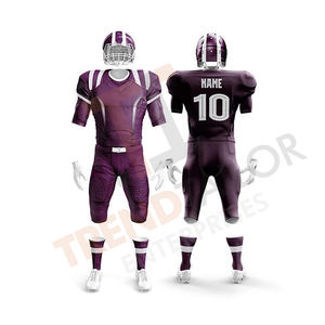 Uniformes de Fútbol Americano Juvenil Color Gris 2025, Camisetas de Sublimación OEM de Alta Calidad - Product Image 2